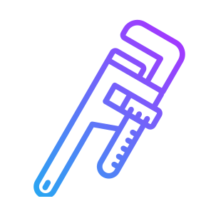 Pipe Wrench, Settings, Plumbing, Plunger, Wrench Tool icon