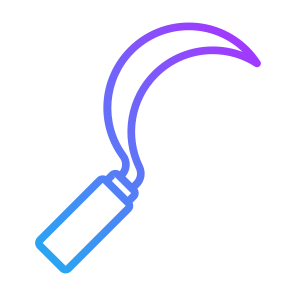 Sickle, Cutting, Equipment, Agriculture, Farming And Gardening icon