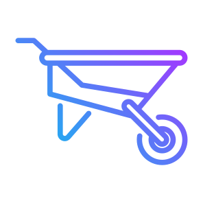 Wheelbarrow, Tool, Farm, Barrow, Farming And Gardening icon