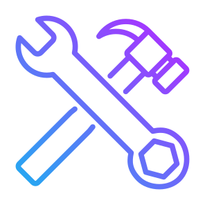 Wrench, Hammer, Worker, Improve, Construction And Tools icon