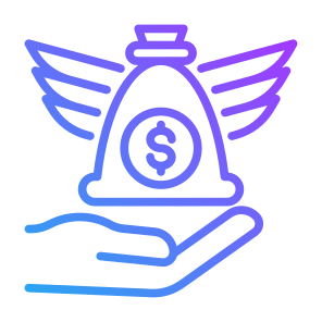 Angel Investor, Money, Wings, Investment, Investor icon