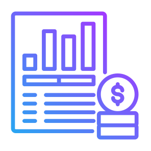 Balance Sheet, Sheet, Document, Statistics, Money icon