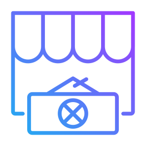 Business Closed, Sign, Store,  Signaling, Closed icon