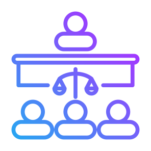 Courtroom, Justice, Court, Judge, Legitimacy   icon