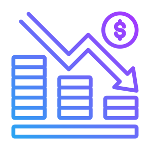Financial Crisis, Money, Economic, Loss, Downturn icon