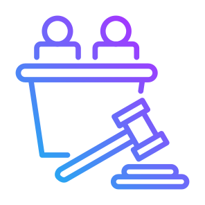 Judge, Justice, Court, Gavel, Lawyer icon