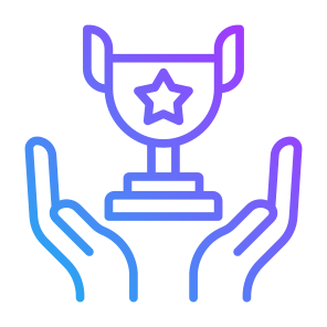 Award, Hand, Trophy, Champion, Winner icon