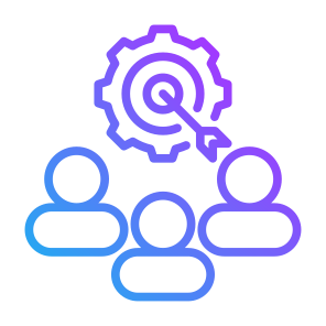 Purpose, Alignment, Mission, Goals, Strategy  icon