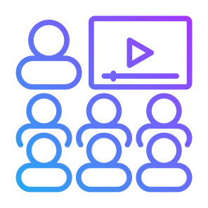 Training, Video Lesson, Video Training, People, Presentation icon