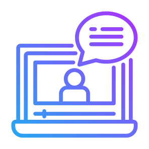 Tutorial, Communications, Lesson, Live Streaming, Online Video  icon