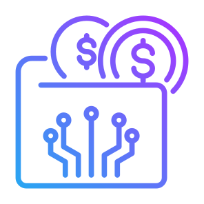 Digital Wallet, Wallet, Digital Money, Coin, Currency icon