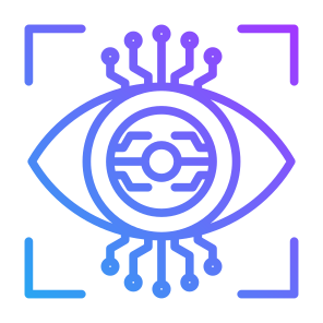 Eye Scanner, Eye Recognition, Scanner, Ai, Recognition, Protection, Security, Technology  icon