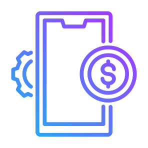 Fintech, Banking, Transaction, Money, Technology, Business, Finance, System  icon