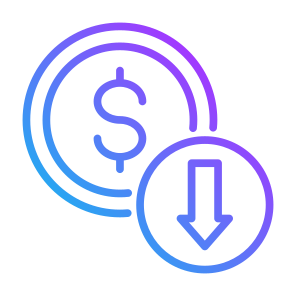 Income Drop, Income, Low Income, Economic Crisis, Low, Bankruptcy, Interest, Business, Finance, Loss  icon
