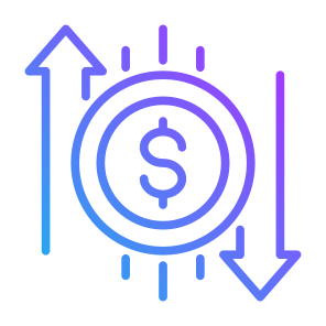 Transfer, Transaction, Currency, Money, Dollar  icon