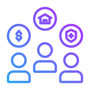 Employee Benefit, House, Insurance, Incentive, Wellness icon