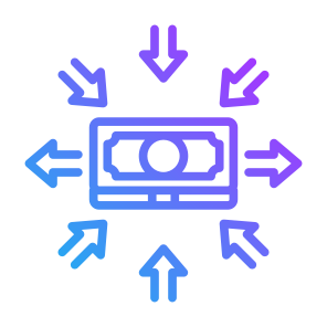 Expenses, Money, Cost, Transaction, Cash Flow icon
