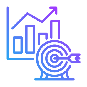 Goal, Target, Strategy, Marketing, Investment icon