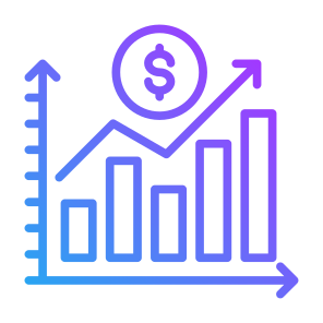 Profitable, Increase, Sales, Investment, Growth icon