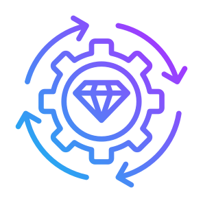 Value, Benefit, Valuable, Optimization, Diamond icon
