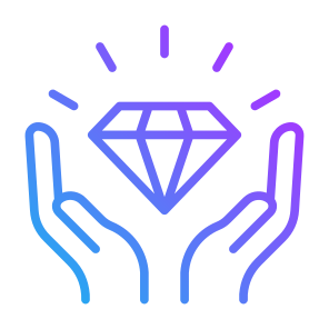 Value Proposition, Asset, Diamond, Wealth, Value icon