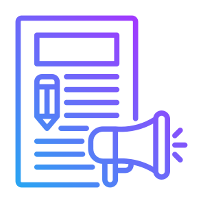 Content Marketing, Marketing, Blogging, Article, Promotion  icon
