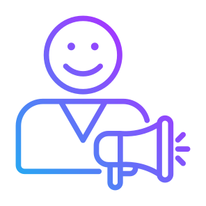 Influencer Marketing, Social Media, Communications, Promotion,  Professions And Jobs  icon