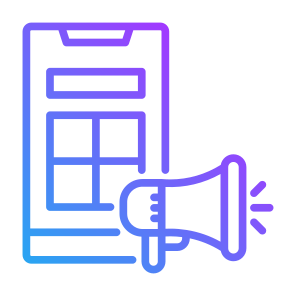 Mobile Marketing, Phone, Marketing, Promotion, Online Advertising icon