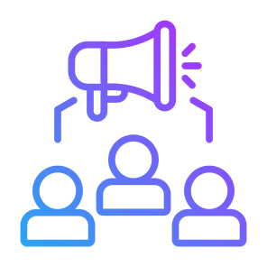 Public Relations, People, Marketing, Announcement, Promotion icon