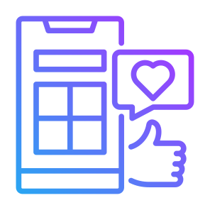 Social Media, Social Network, Smart Phone, Communications, Like icon