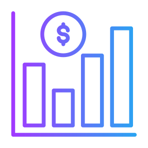 Bar Chart, Money, Graph, Bars, Chart, Statistics icon