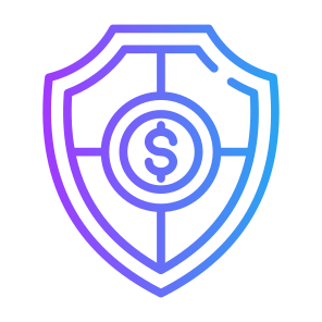Insurance, Secure Payment, Safety, Security, Shield, Money  icon