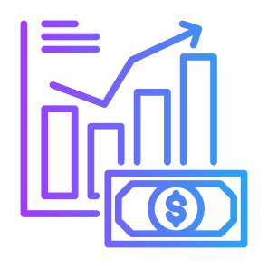 Profit, Money, Increase, Sales, Trade, Dollar, Invesment icon