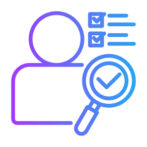 User Audit, Auditor, User, Audit, Search, Job icon