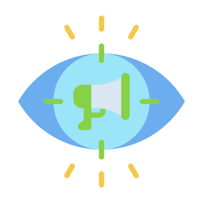 Advertising, Eye, Marketing, Vision, Promotion icon