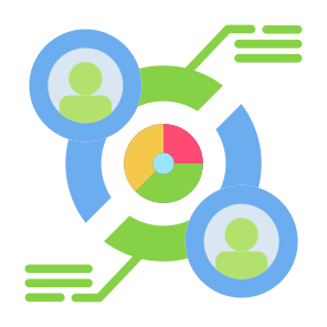 Demographic, People, Diagram, Population, Pie Chart icon