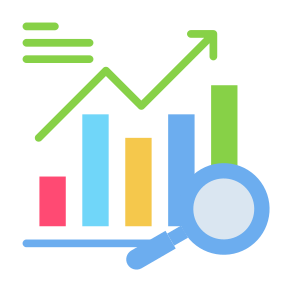 Qualitative, Analysis, Marketing, Statistic, Research icon