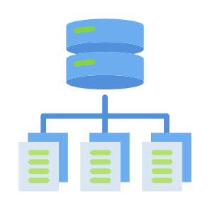 Server, Files And Folders, Information, Data, Network  icon