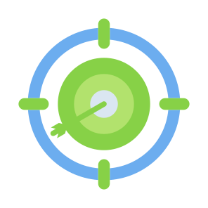 Targeting, Target, Marketing, Aim, Objective icon