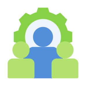 Teamwork, People, Group,  Management, Control icon