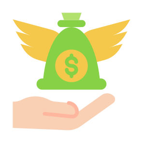 Angel Investor, Money, Wings, Investment, Investor icon