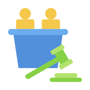 Judge, Justice, Court, Gavel, Lawyer icon