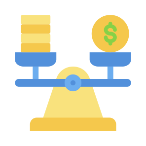 Balance, Money, Scales, Finance, Budget  icon