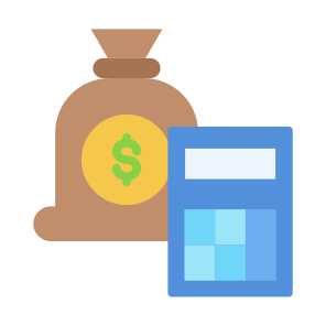 Cost, Budget, Calculator, Money, Expenses  icon