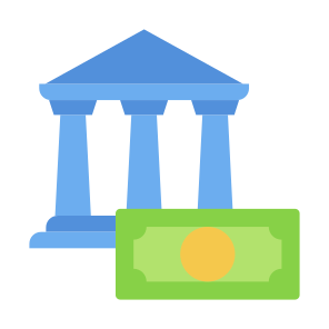 Deposit, Bank, Cash, Saving Money, Savings  icon