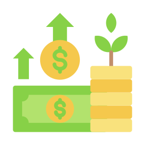 Financial Growth, Finance, Profit, Growth, Money icon