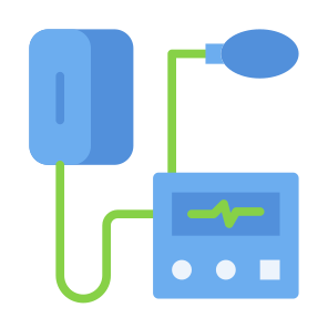 Blood Pressure Meter, Medical Tool, Medical Equipment, Sphygmomanometer, Tensiometer  icon
