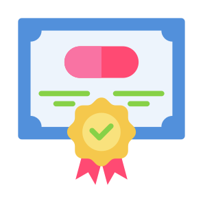 Certificate, Medicine, Pharmacy, Medication, Healthcare And Medical  icon