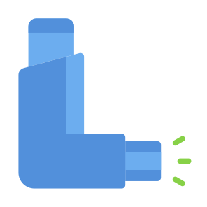 Inhaler, Asthma, Inhalator, Breathing, Medicine  icon