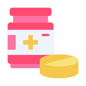 Medicine, Bottle, Pharmacy, Drugs, Pills, Healthcare,  Medical icon